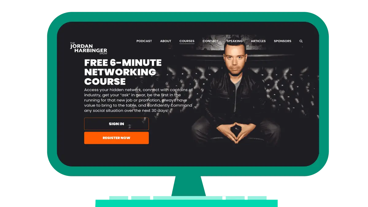 Jordan Harbinger website