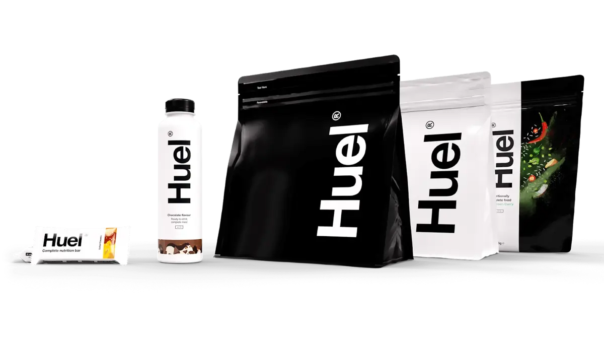 Huel is an apt example of a modern brand that uses a sense of belonging to motivate loyalty. Image