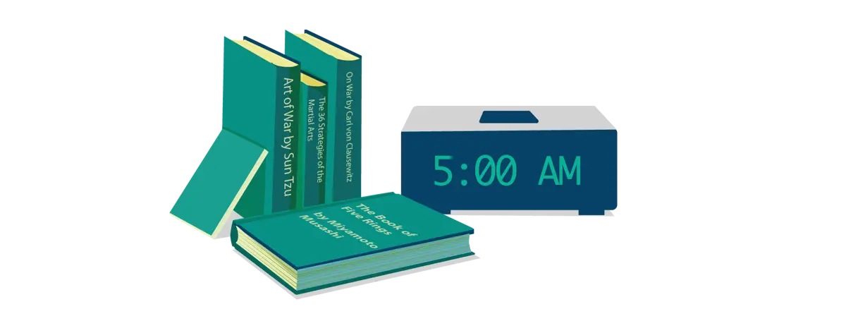 alarm clock and popular books read by business leaders - why no one talks about business processes