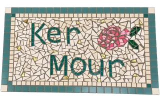 Mosaïque réalisée en atelier 5h