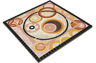 Mosaïque réalisée en atelier 5h