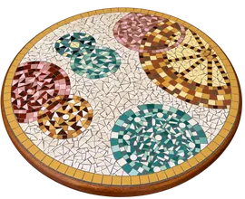 Mosaïque réalisée en atelier 5h