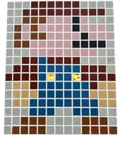 Mosaïque réalisée en atelier enfant