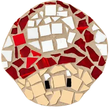 Mosaïque réalisée en atelier enfant