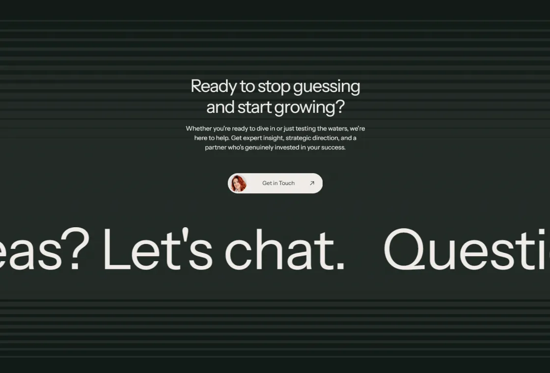Lima Juliet closing call to action: Ready to stop guessing and start growing?