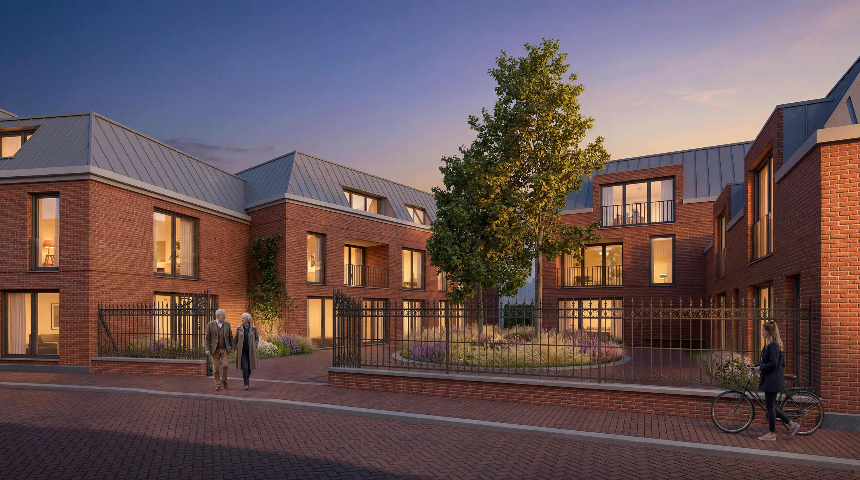 Sfeerimpressie van de appartementen van Beekerhof