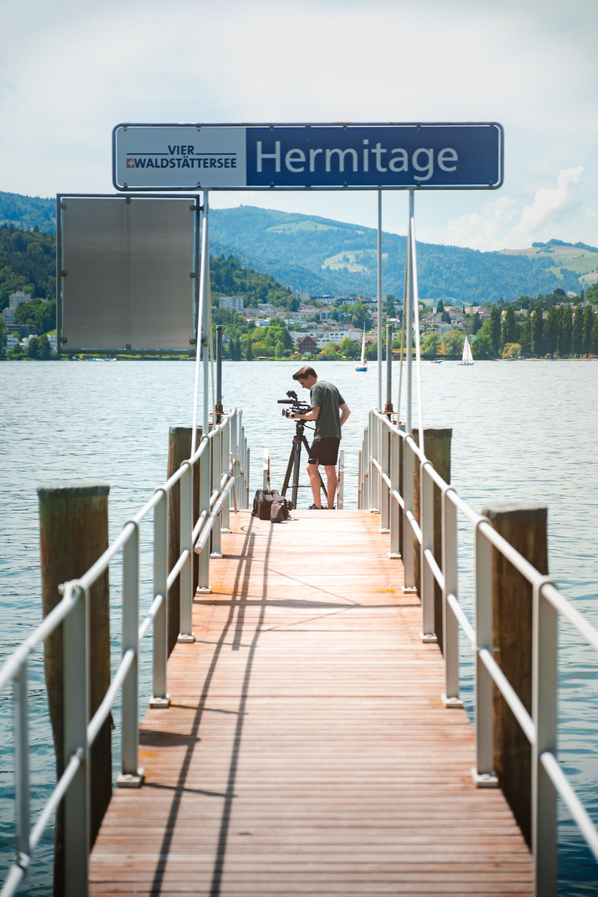 Dreh der Porträtserie Kurswechsel