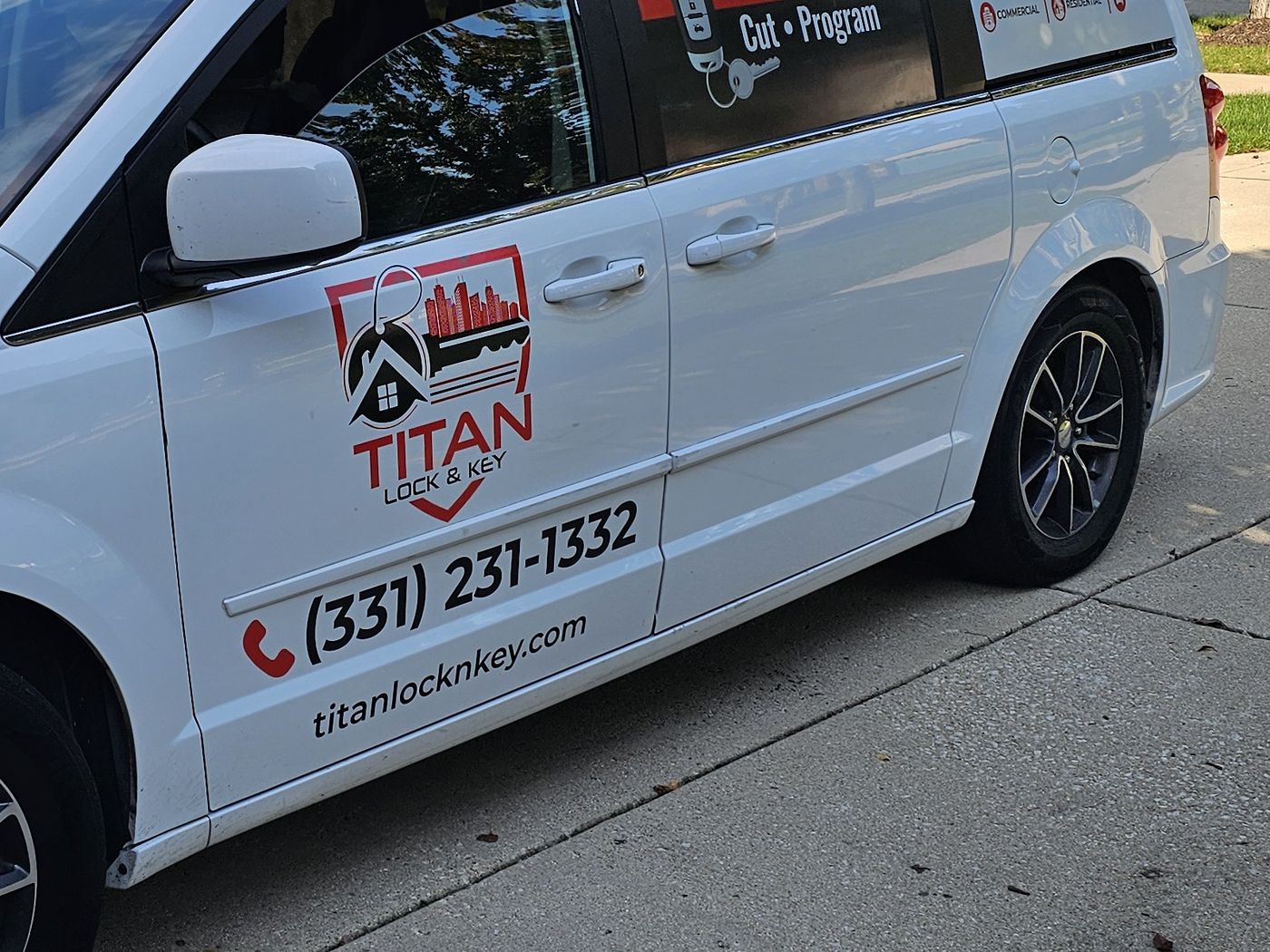 Titan Lock & Key mobile locksmith van serving Plainfield, IL