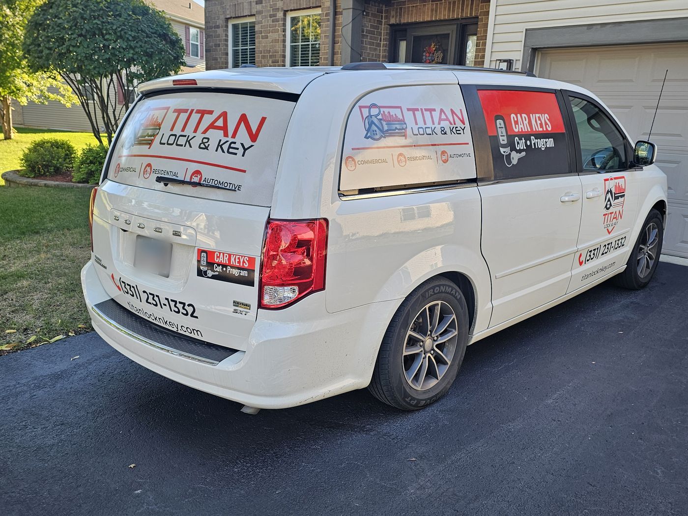 Titan Lock & Key mobile locksmith van serving Warrenville, IL
