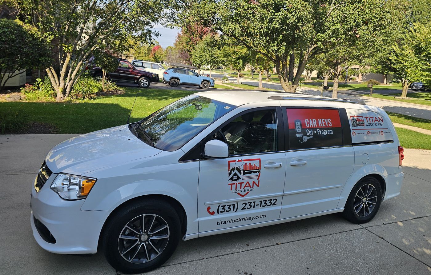 Titan Lock & Key mobile locksmith van ready for emergency service
