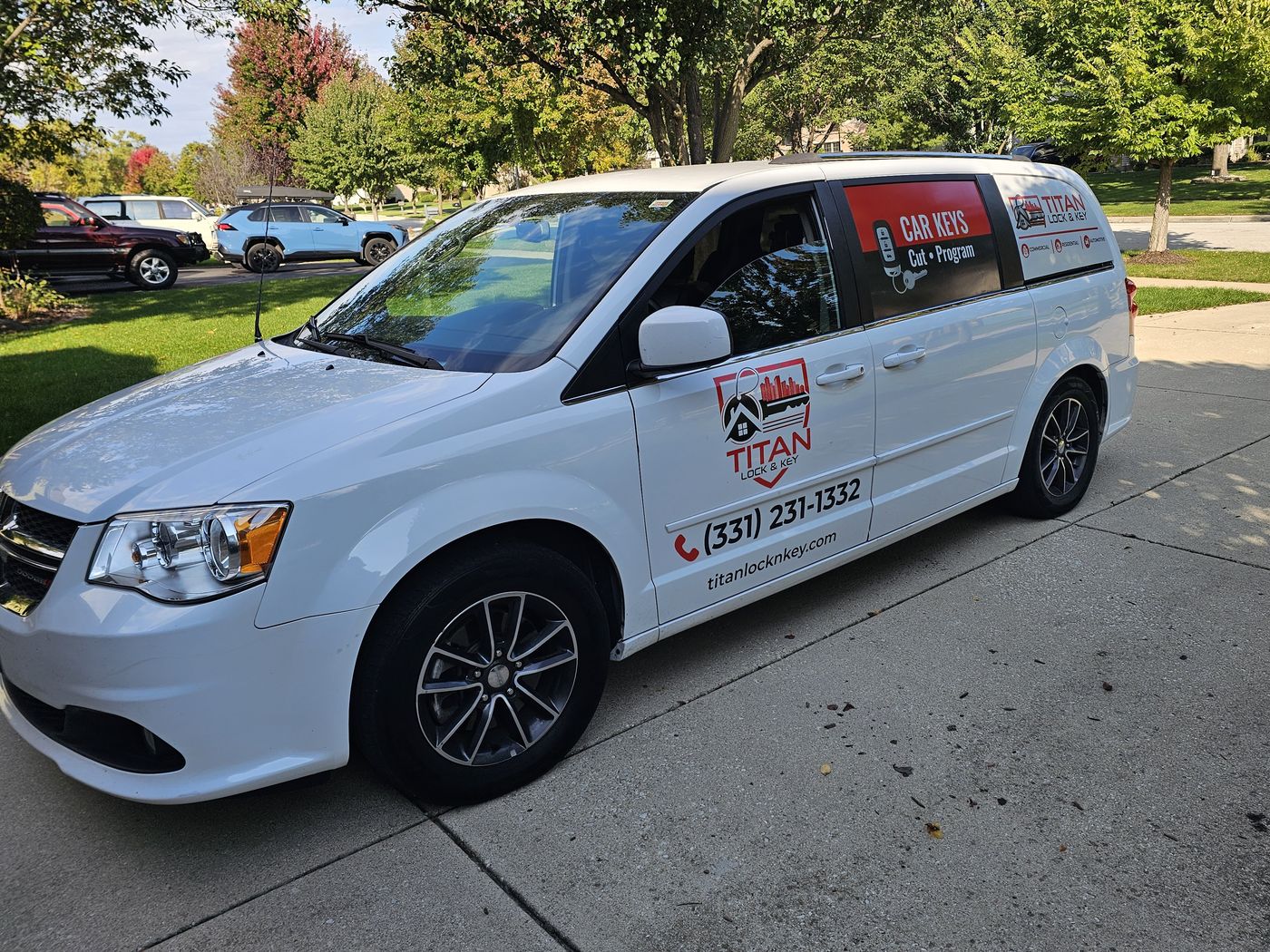 Titan Lock & Key mobile locksmith van serving Elgin, IL