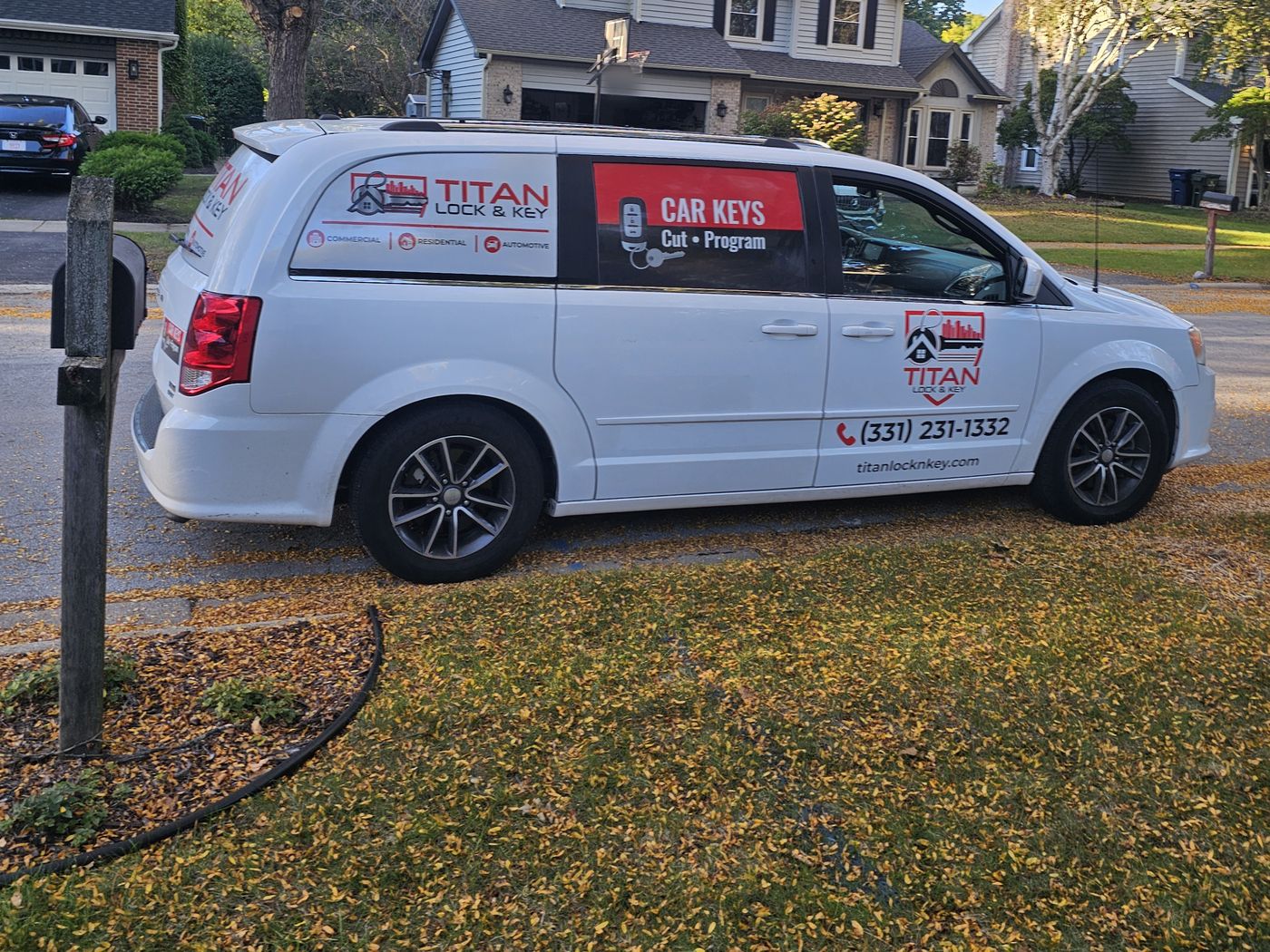 Titan Lock & Key mobile locksmith van serving Carol Stream, IL