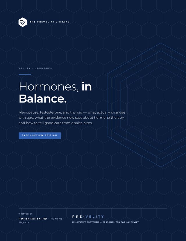 Hormones, in Balance — cover