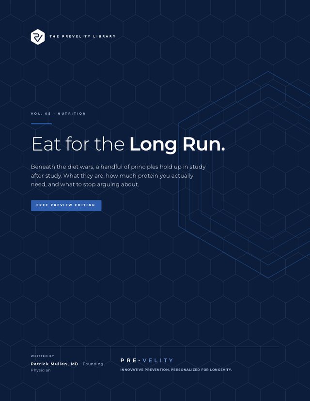 Eat for the Long Run — cover