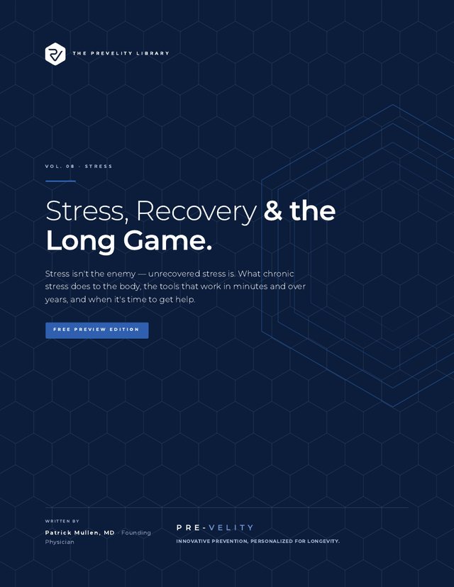 Stress, Recovery & the Long Game — cover