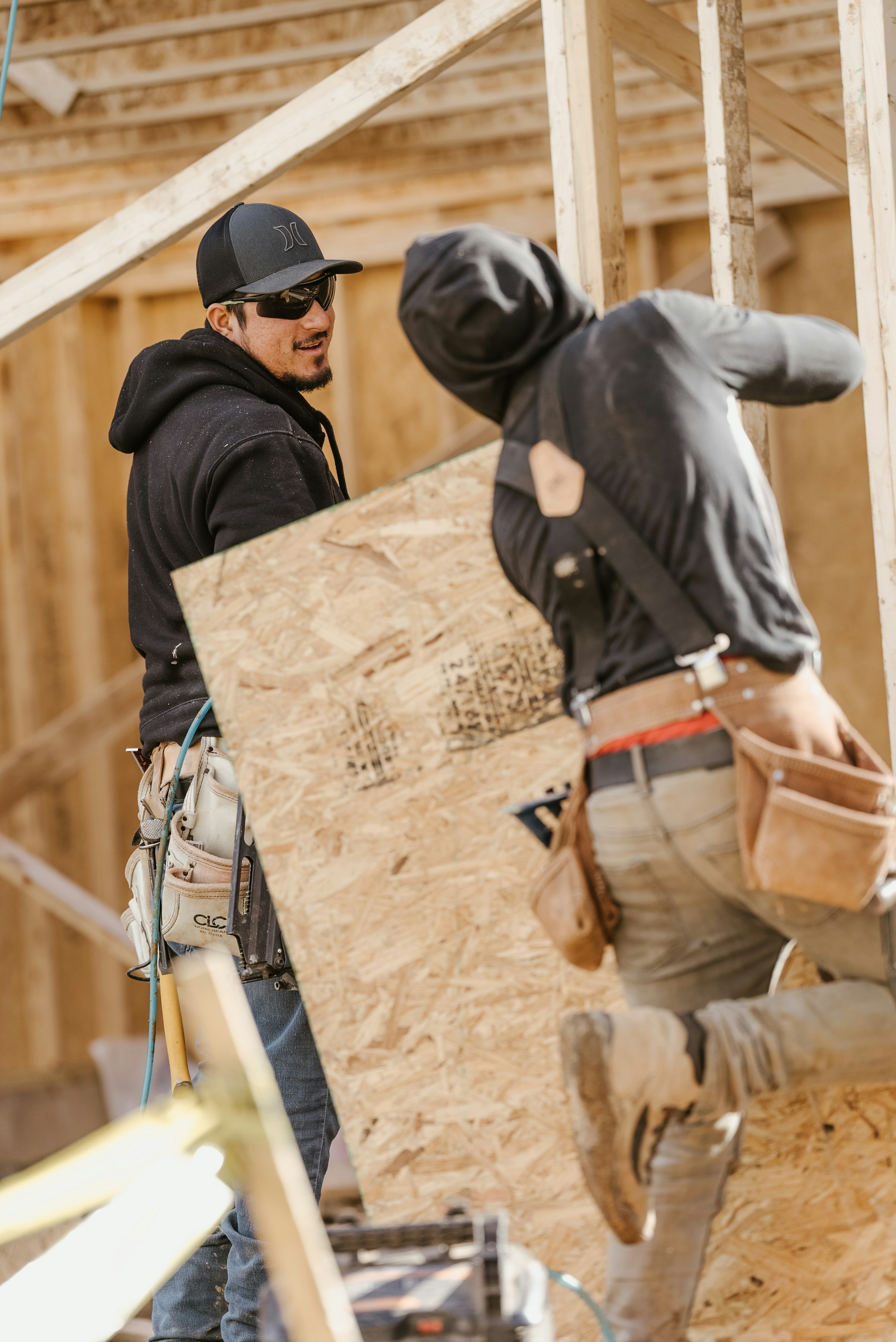 The Ironwood crew on a job site