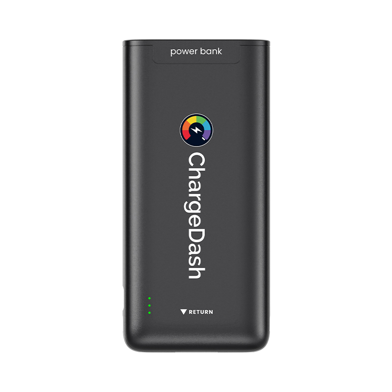 ChargeDash power bank, front