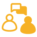 Image of people talking