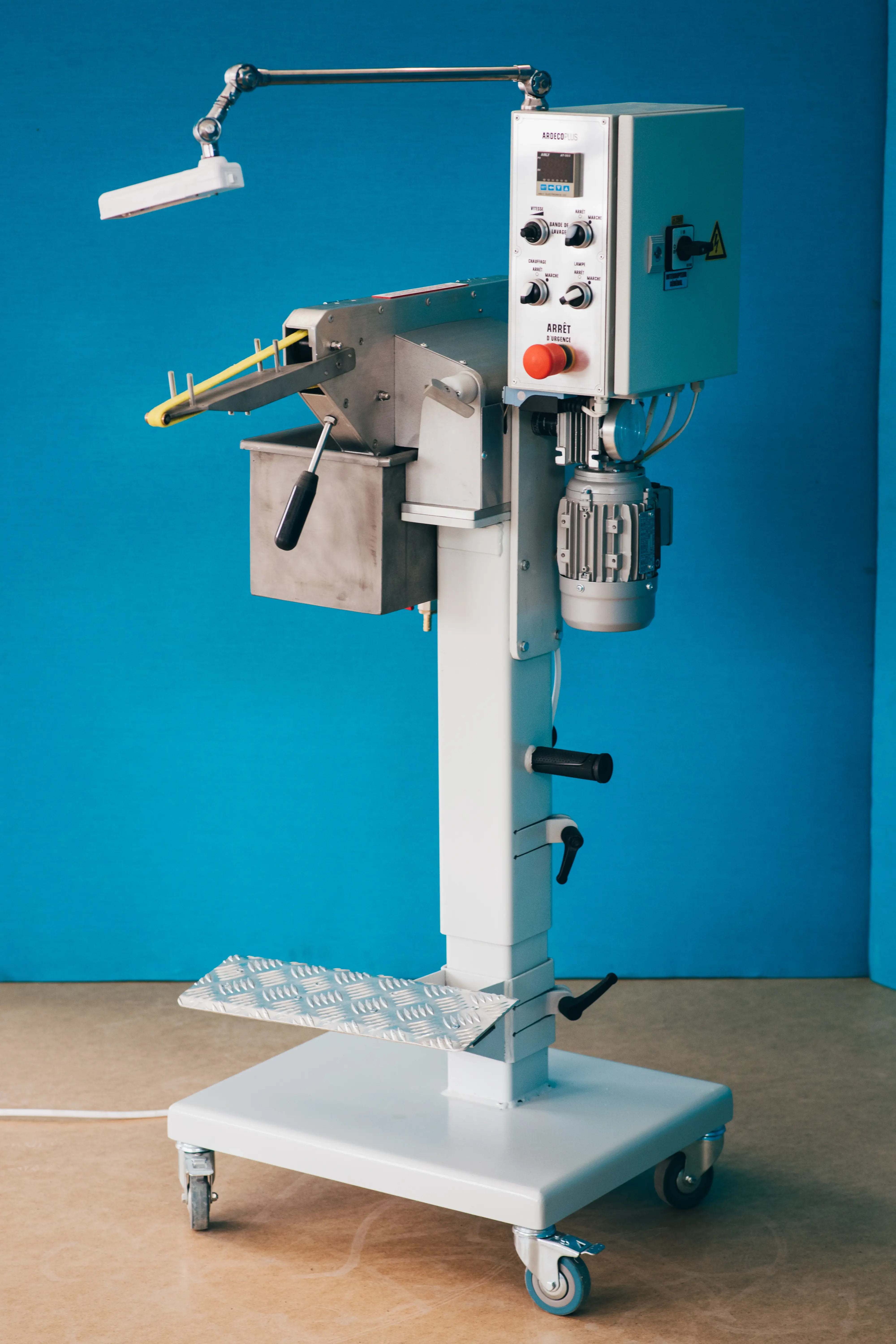 Machine d'essuyage à réglage manuel