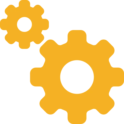 Two cog wheels