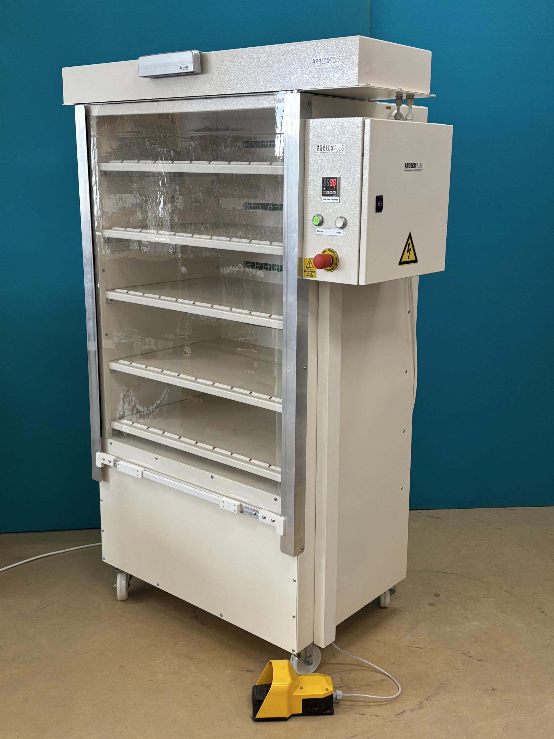 Armadio di asciugatura ADP 900 con tenda trasparente