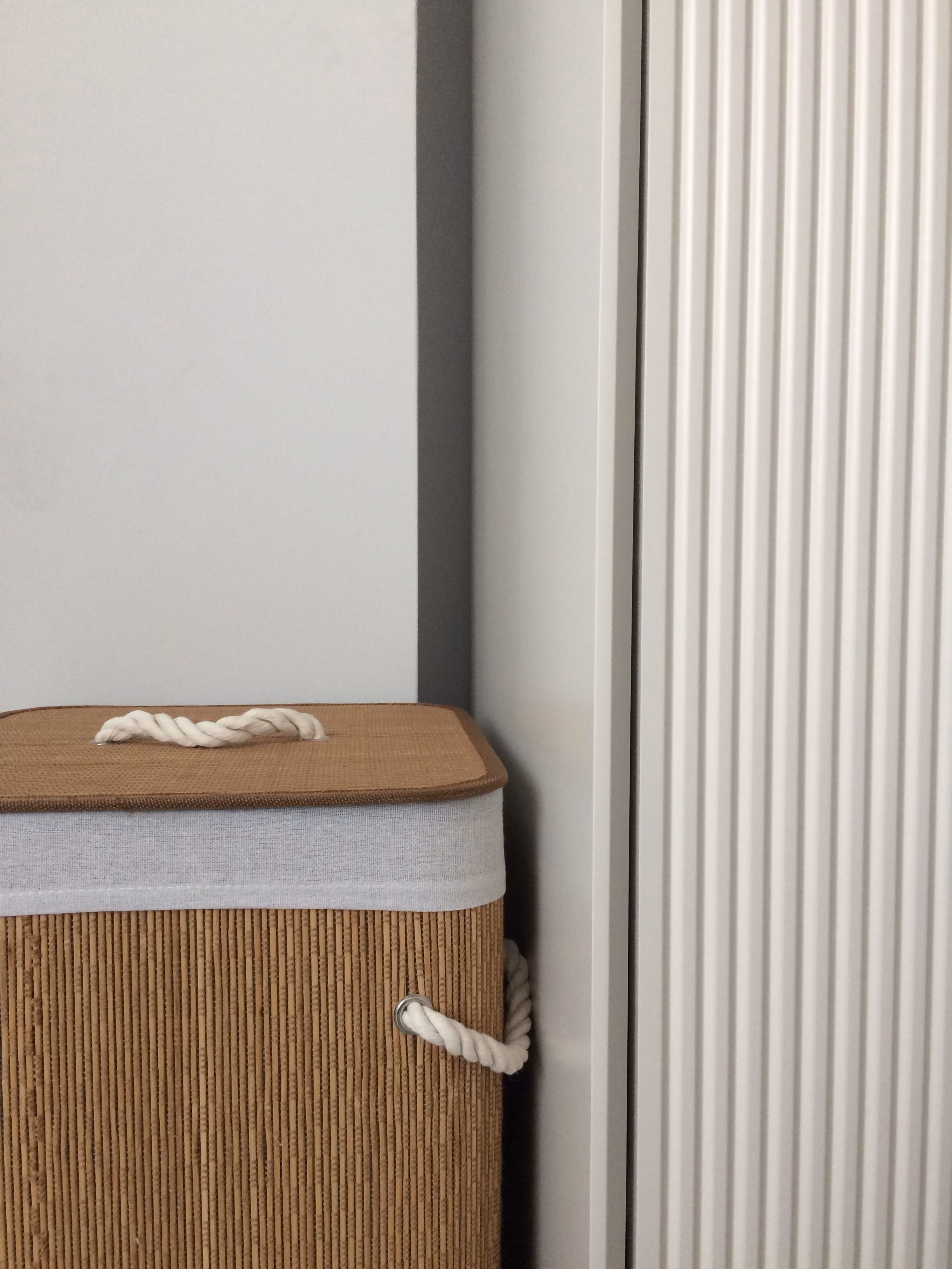 Laundry basket stock image