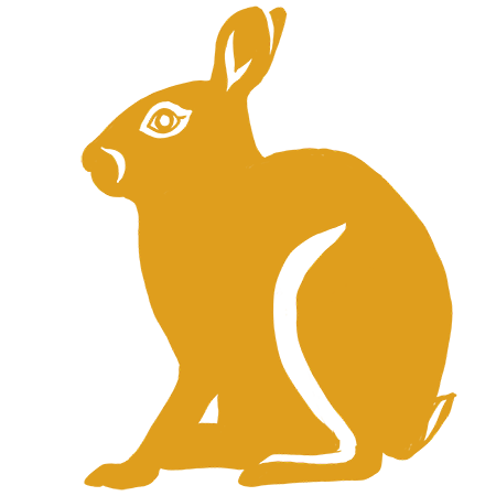 Wild Bunny iconography for the Design Museum of Chicago banner project 