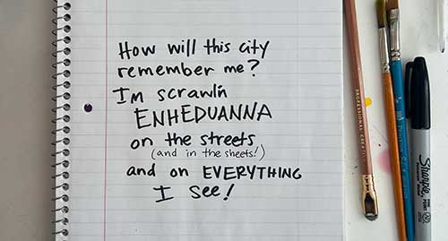 Enheduanna poem for the Design Museum of Chicago banner project