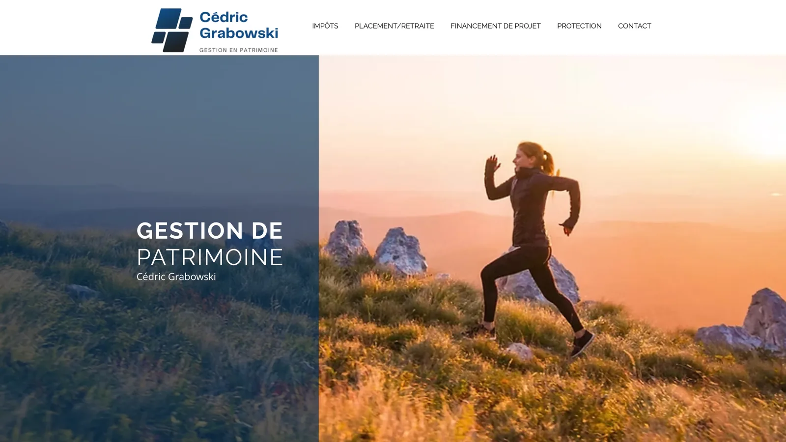 Ancienne page d'accueil, site Wix archivé en janvier 2026