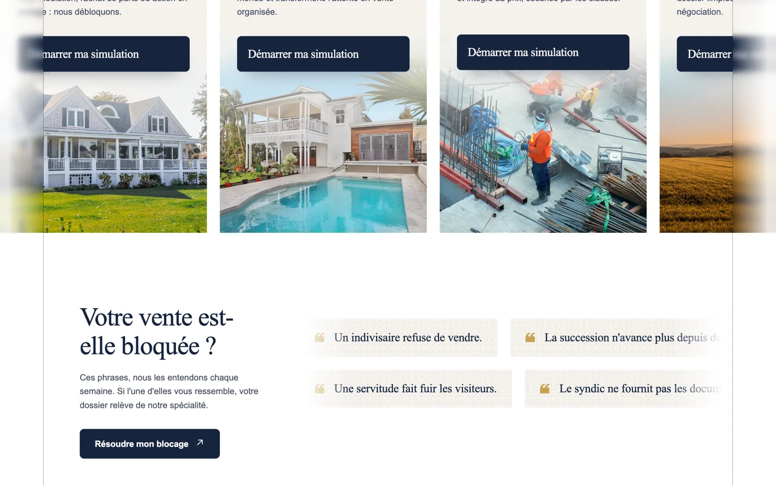 Capture du site Résolvimmo