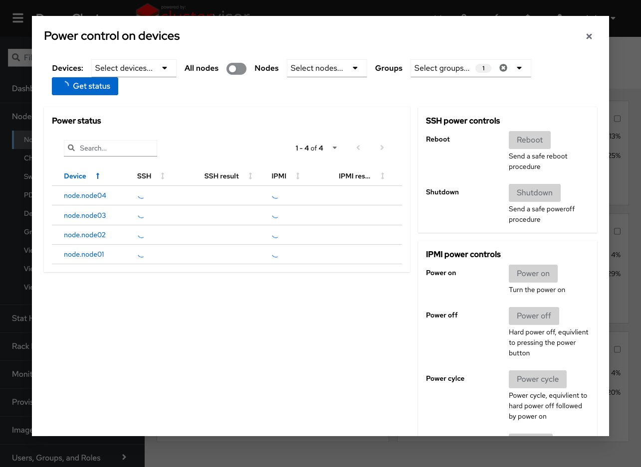 ClusterVisor 2 centralized control