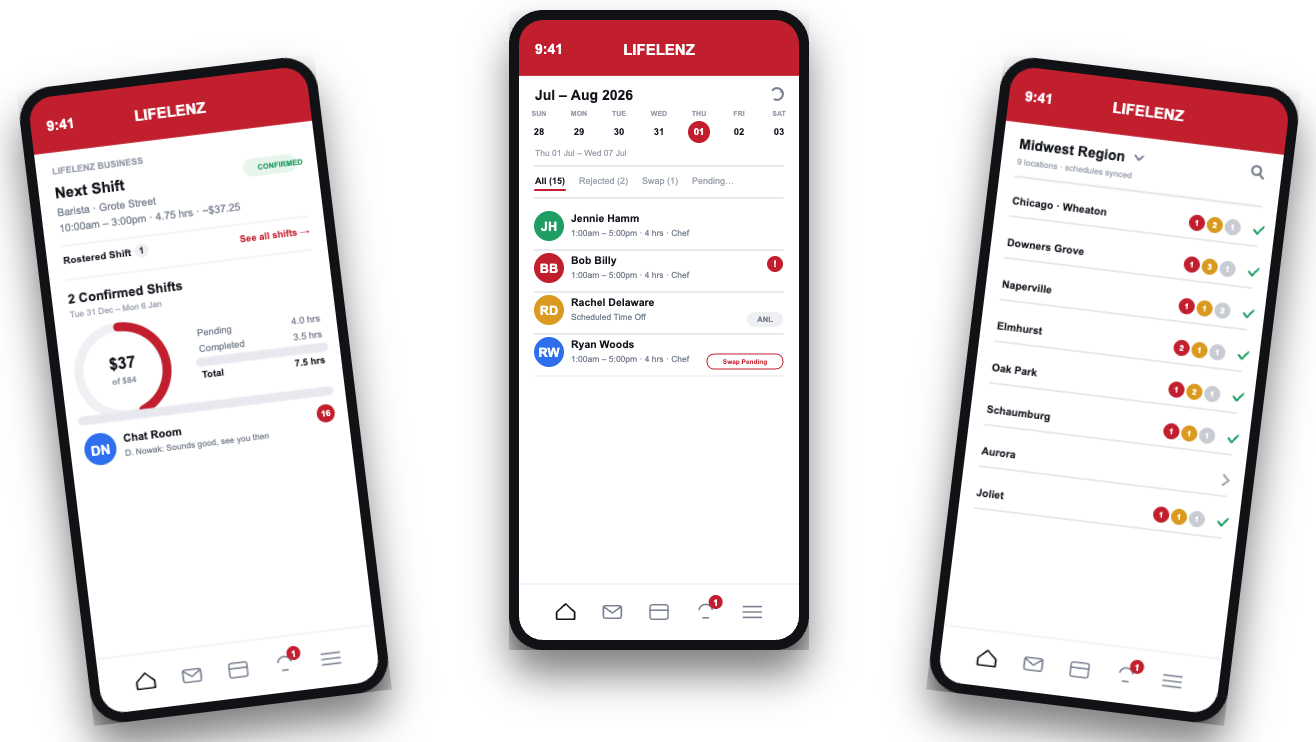 The LIFELENZ mobile app
