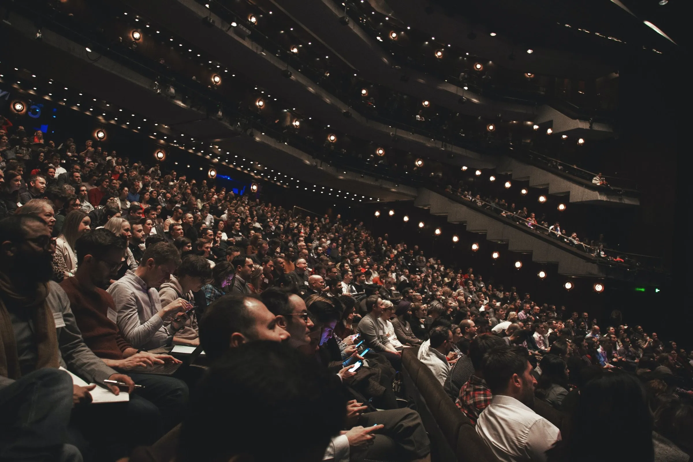 Audience at a conference