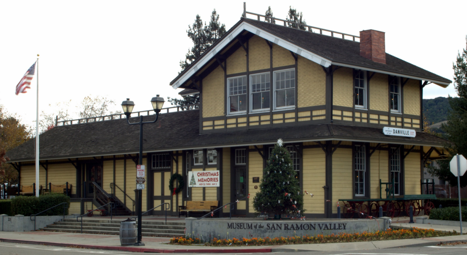 The Museum of the San Ramon Valley in Danville's 1891 train depot. Photo: ShakataGaNai, CC BY 3.0
