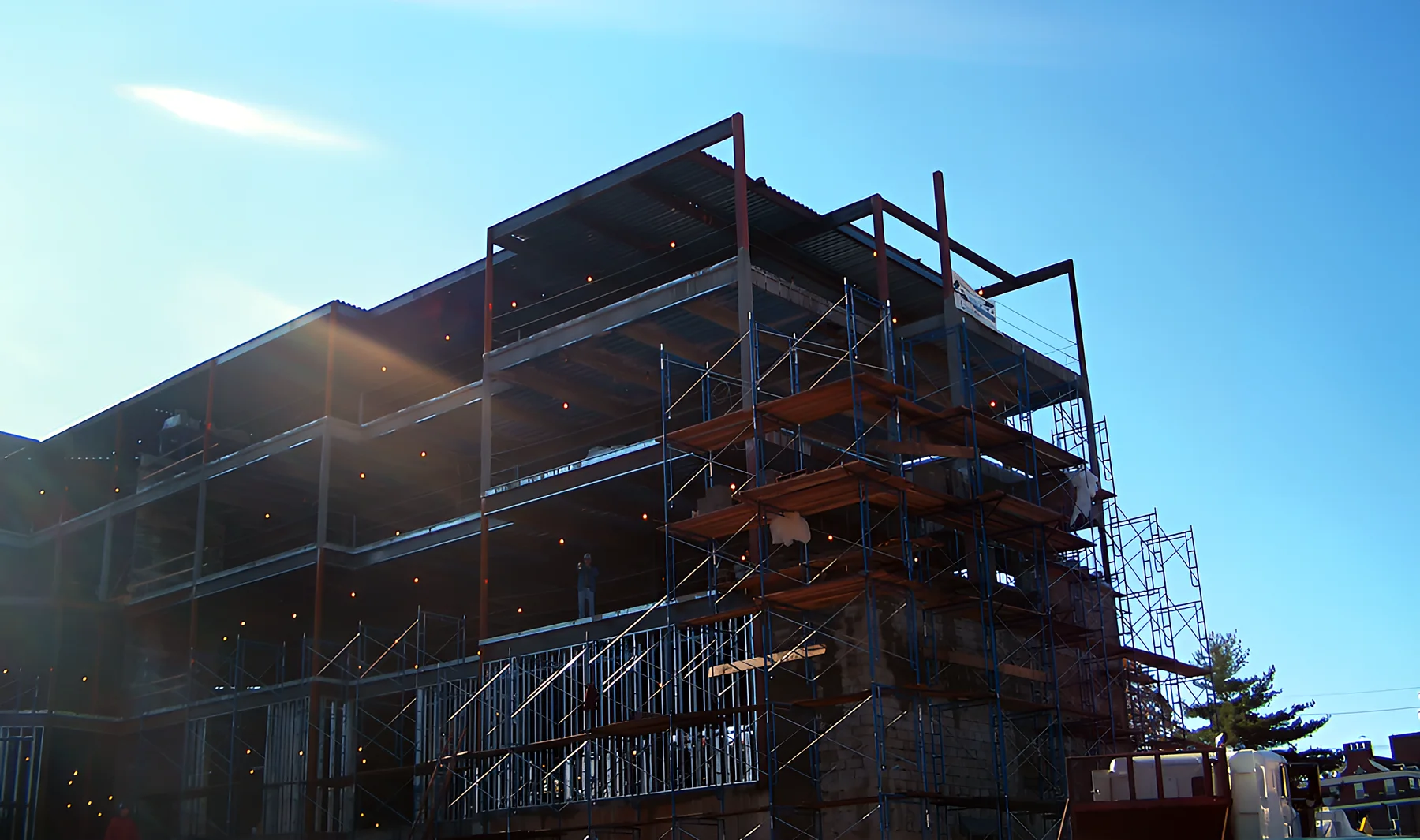 Roosevelt Long-Term Care steel erection, Edison, NJ