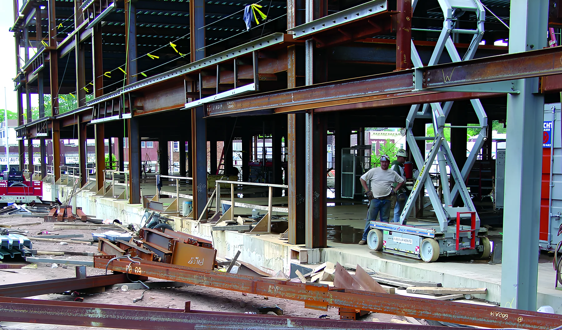 Steel connection design & shop drawings