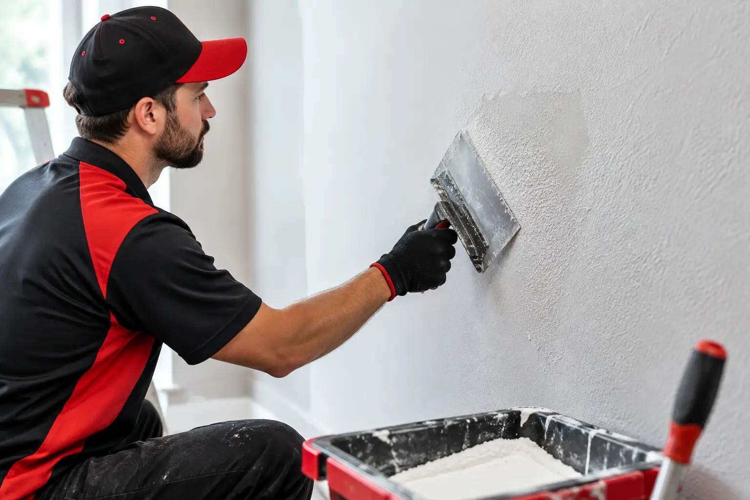 Drywall Texture Matching After Water Damage - Salter Exteriors Roofing & Remodeling, Fort Worth TX
