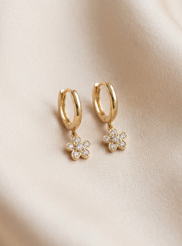 Diamond Gold Earrings