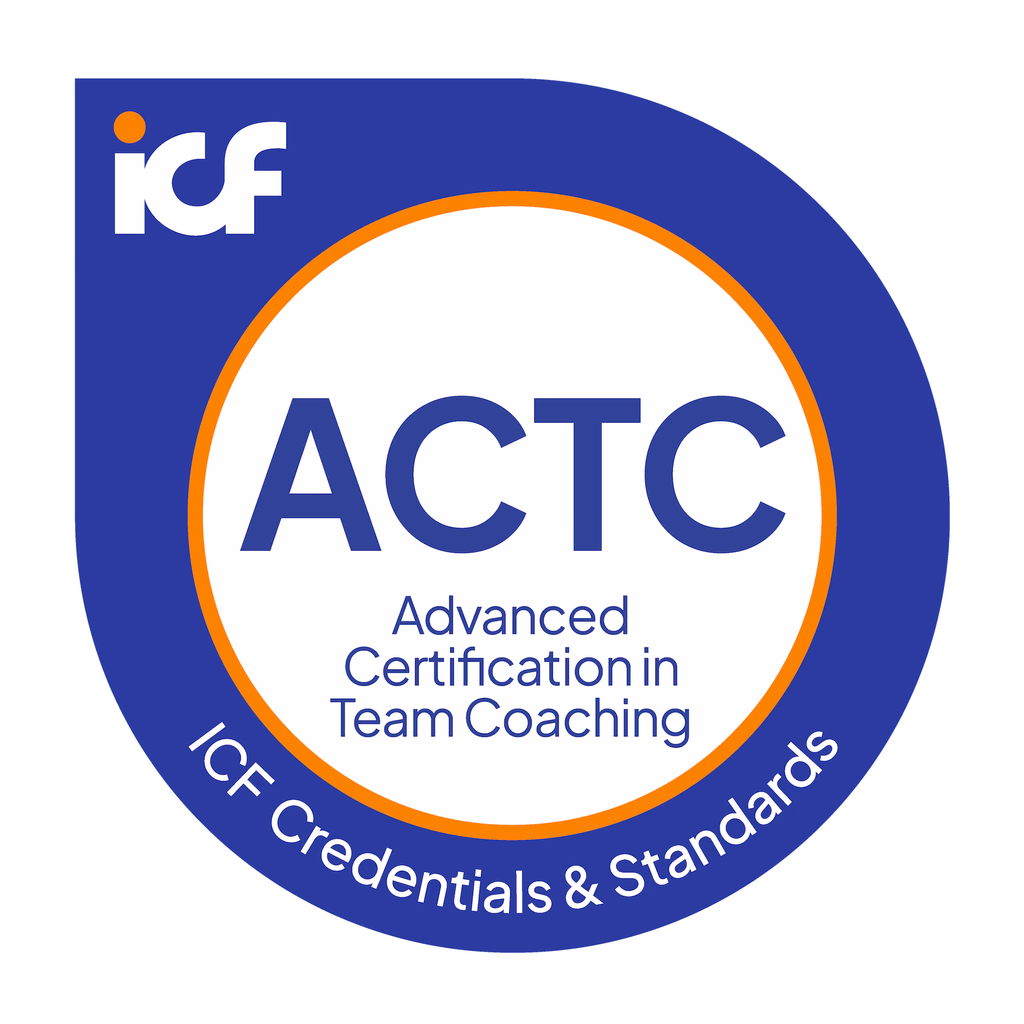 ICF ACTC Advanced Certification in Team Coaching badge