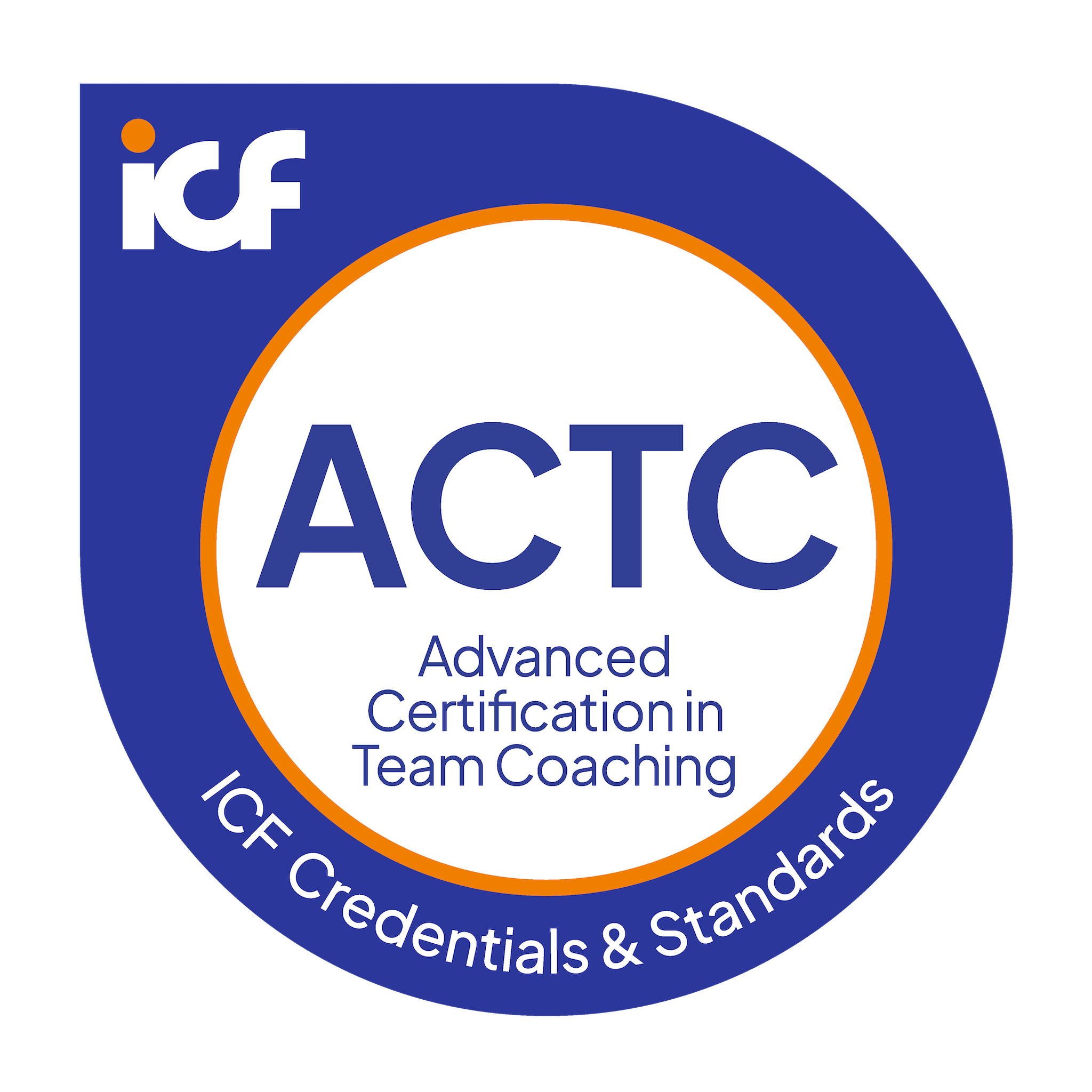 ICF ACTC Advanced Certification in Team Coaching badge