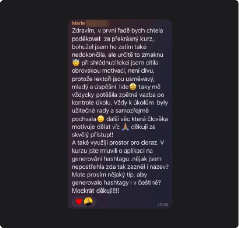Recenze studenta