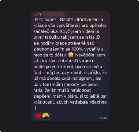Recenze studenta