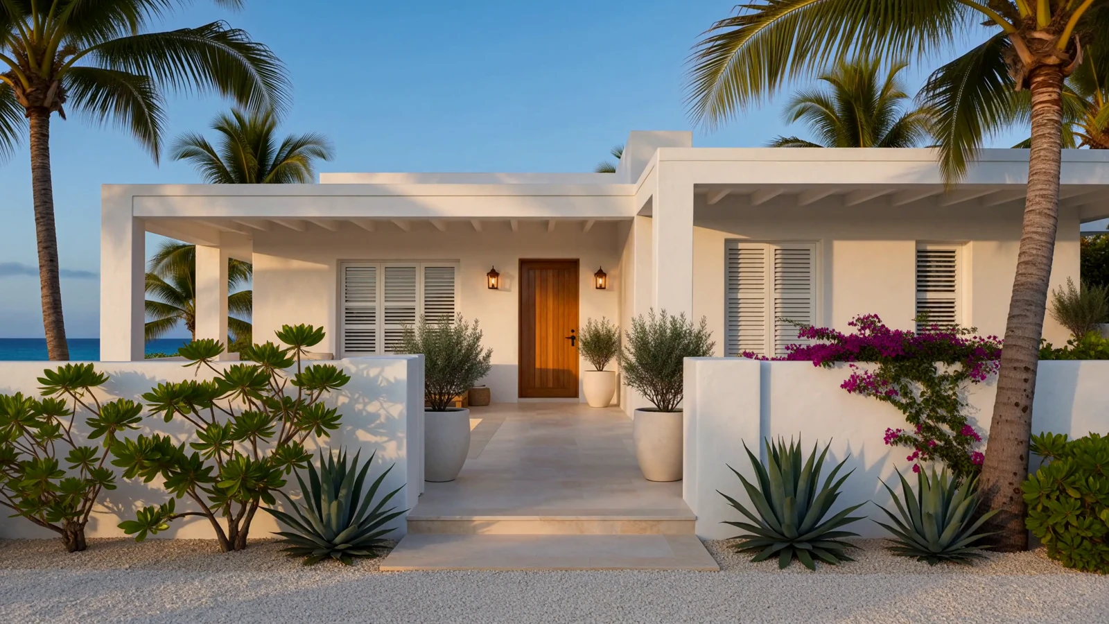 Pink Sands Courtyard