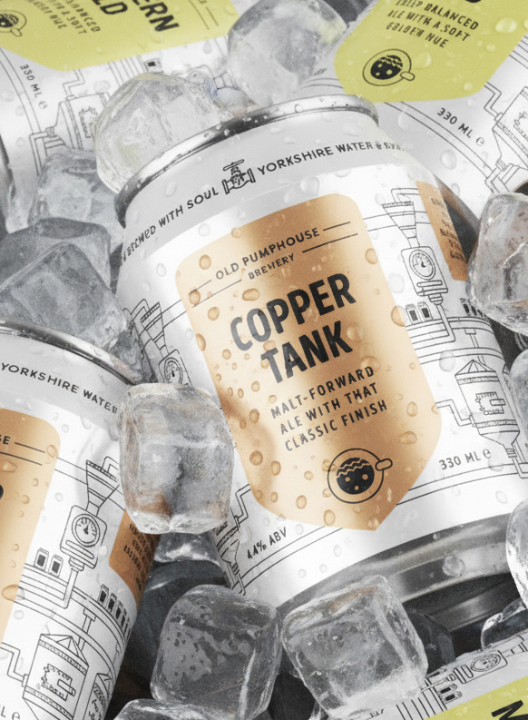 Old Pumphouse Brewery packaging