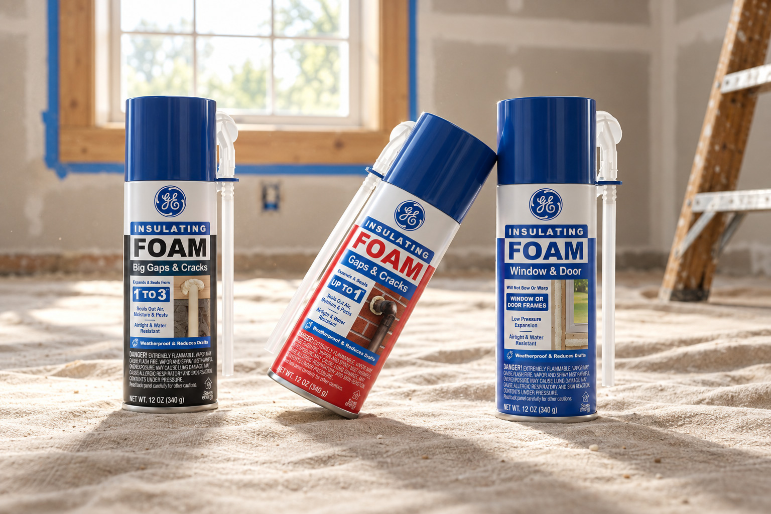GE insulating foam range packaging