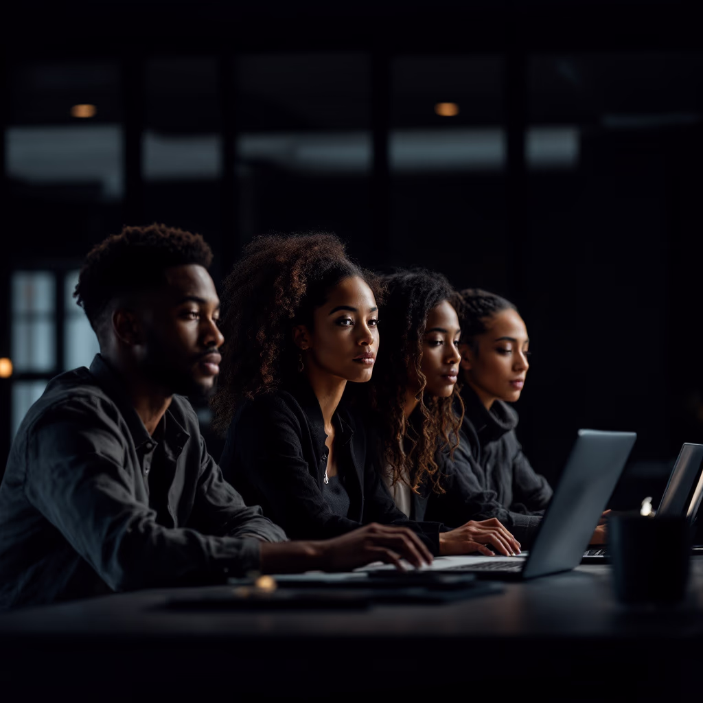 image of an office collaboration scene (for a mobility and transportation)