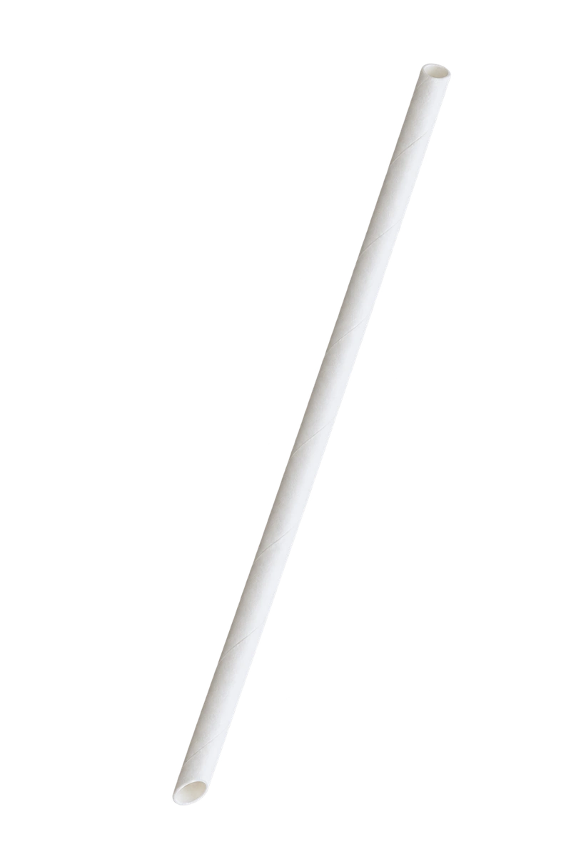 Sustainium unwrapped QSR paper straw