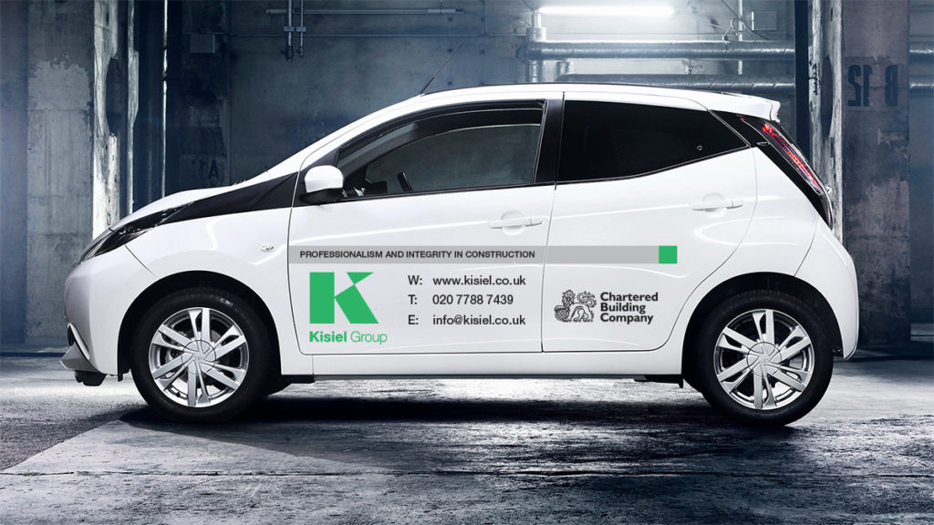 Kisiel Group branded car
