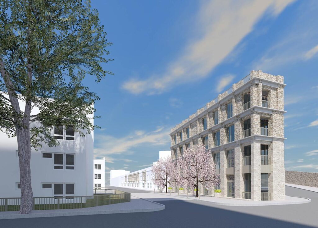 Approved apartment block in Poplar, London E14