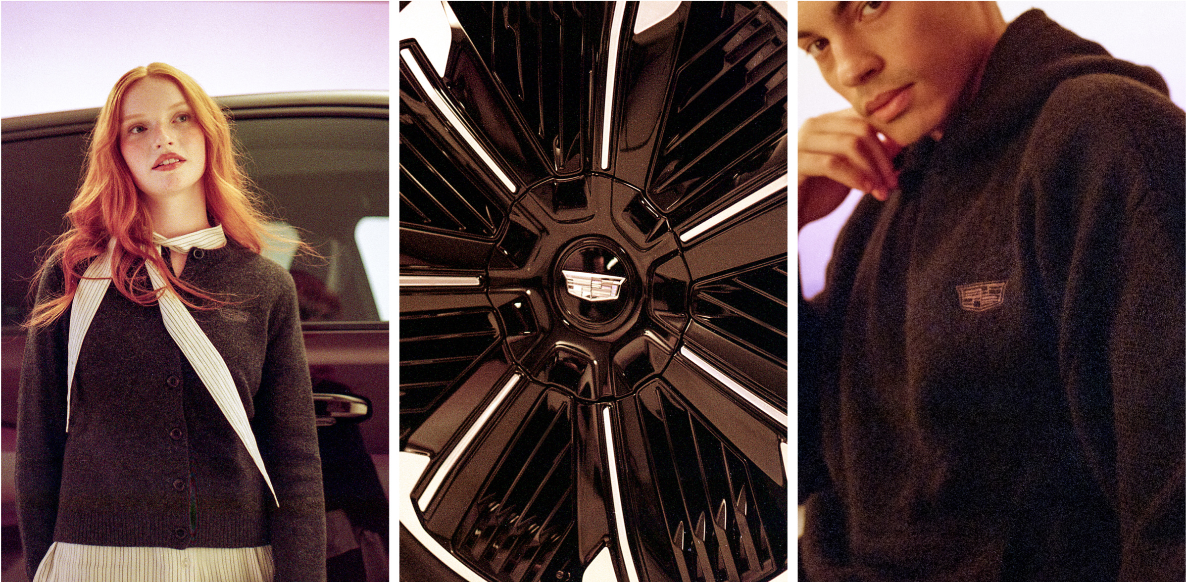 Cadillac campaign: tailoring, wheel detail and fleece